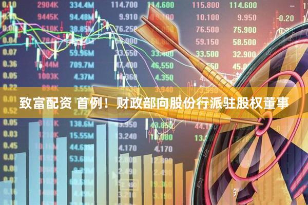 致富配资 首例！财政部向股份行派驻股权董事