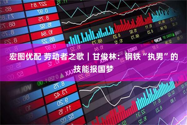 宏图优配 劳动者之歌｜甘俊林：钢铁“执男”的技能报国梦