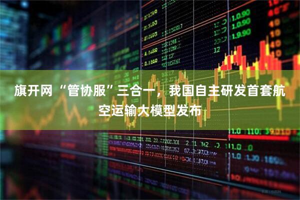 旗开网 “管协服”三合一，我国自主研发首套航空运输大模型发布