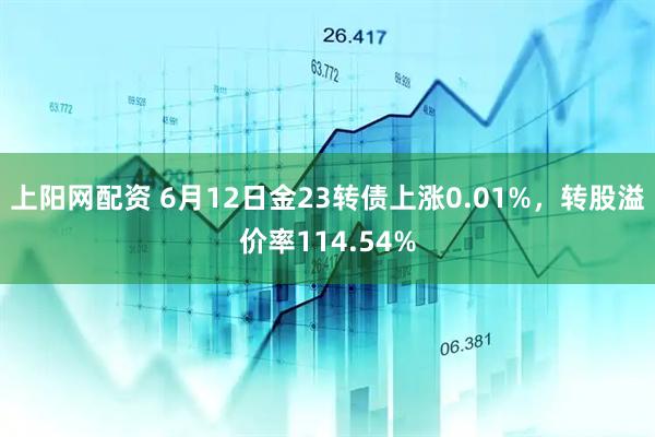 上阳网配资 6月12日金23转债上涨0.01%，转股溢价率114.54%